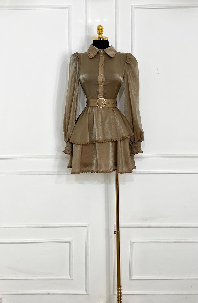 Vestido bronce