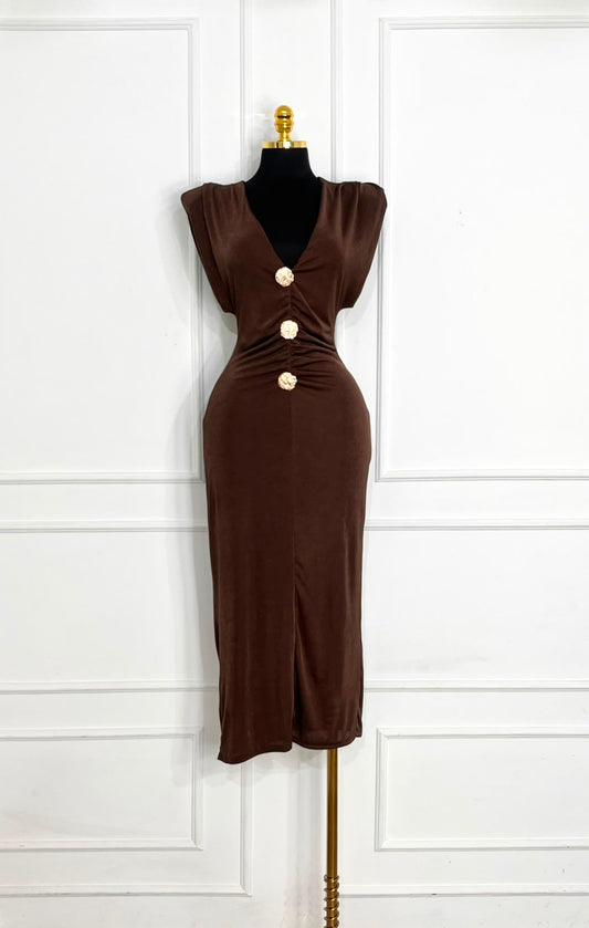 Vestido cafe