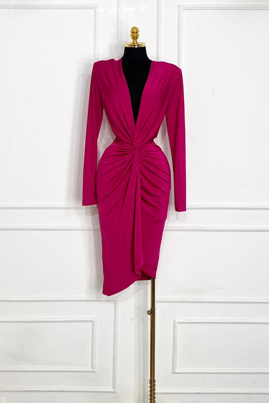 Vestido fuscia