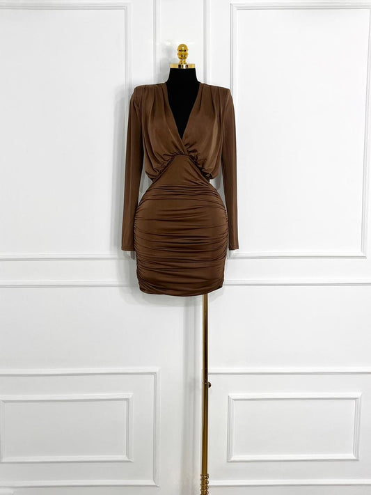 Vestido cafe