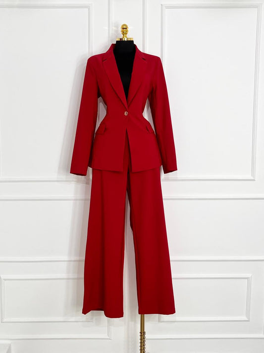 Set de blazer y pantalon