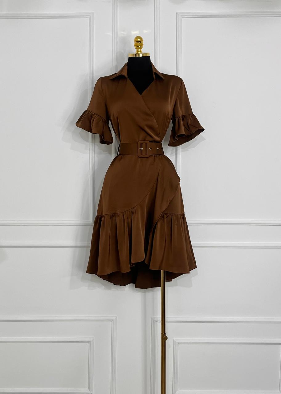 Vestido cafe